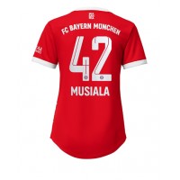 Bayern Munich Jamal Musiala #42 Fotballklær Hjemmedrakt Dame 2022-23 Kortermet